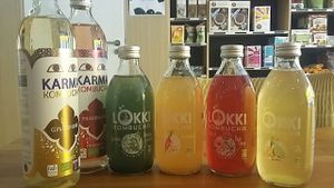 Kombucha ! !! at Organic Epicerie in Chamonix-mont-blanc
