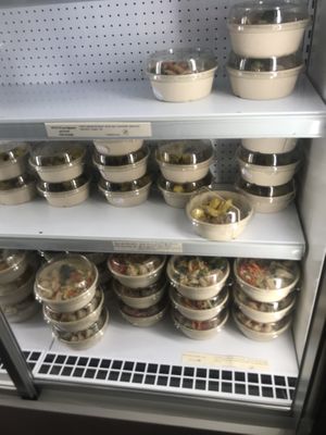 Premade salads and such  at Organic Epicerie in Chamonix-mont-blanc