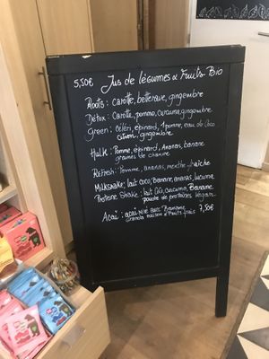 The smoothies/shakes they had when I was there! Lots of vegan options! at Organic Epicerie in Chamonix-mont-blanc