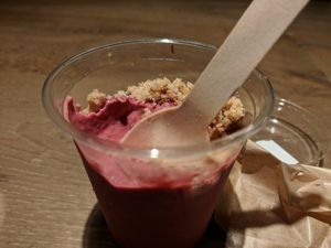 Chia pudding at Organic Epicerie in Chamonix-mont-blanc