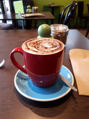 Large Almond cap at Scrumptious on Summer in Orange