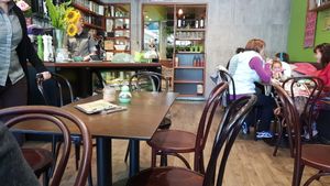 Inside seating at Scrumptious on Summer in Orange