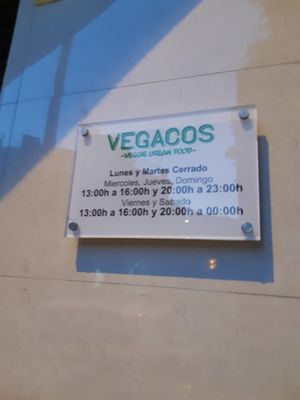 Hours at Vegacos in Castellon De La Plana