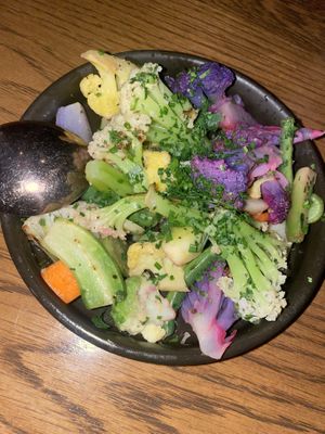 Vegan food! Mixed Vegetables!   at Bellagio - Noodles in Las Vegas