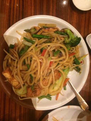 Yaki Udon with tofu at Bellagio - Noodles in Las Vegas