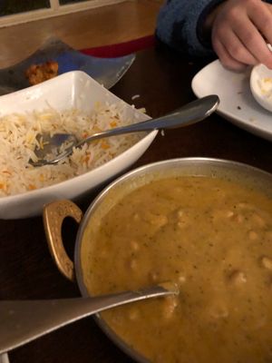 Kaju Curry (ask for vegan version) at Guru's in Newtown