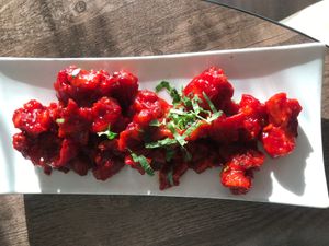 Lasooni gobi at Guru's in Newtown