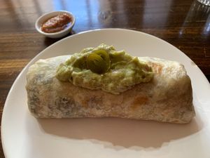 Vegan Burrito Santa Monica at Cafe de Nucallacta in Cuenca