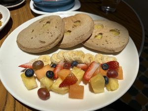 Vegan pancakes  at Cafe de Nucallacta in Cuenca