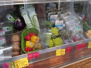 Organic produce at Quilcene Village Store in Quilcene
