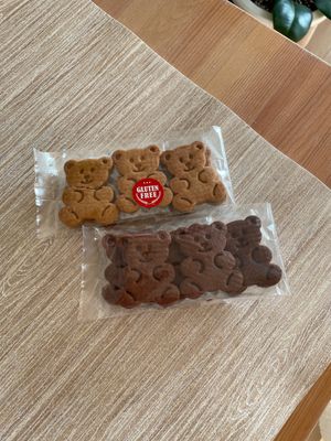 Bear cookies at Takagiya in Tokyo