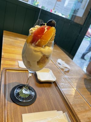 Vegan parfait  at Takagiya in Tokyo