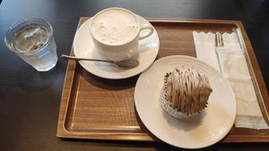 Vegan mont blanc (Henny) at Takagiya in Tokyo