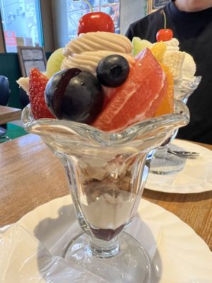 Fruit Parfait  at Takagiya in Tokyo