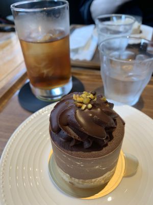 Chocolate cake! at Takagiya in Tokyo