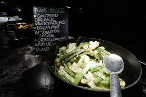 Planted-based buffet selection (photo from Facebook page) at Pete's Place in Central Singapore