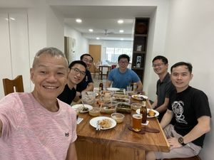 Great vegetarian Nonya dishes 😘 we ordered in for a birthday lunch as there were 6 of us. We ordered the Tok Panjang Bibik set - The food is very tasty and very flavorful  at The Peranakan in Central Singapore