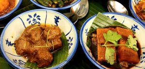 Food at The Peranakan in Central Singapore