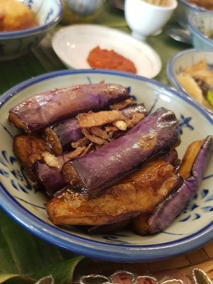 Eggplant!!!!!! at The Peranakan in Central Singapore