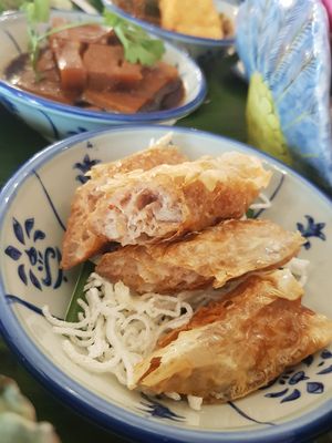 Ngoh hiang at The Peranakan in Central Singapore