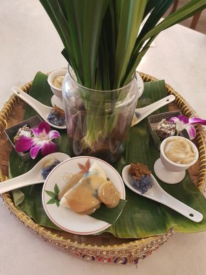 Dessert set at The Peranakan in Central Singapore