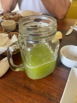 limonada at Govindas Hare Krishna in Valparaiso