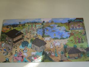 Picture at Govindas Hare Krishna in Valparaiso