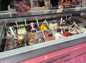 All of them were vegan at Yummy Helados in Malaga