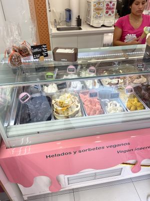 Vegan options 😍  at Yummy Helados in Malaga