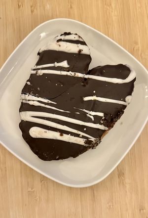Chocolate coated “palmier"  at Yummy Helados in Malaga