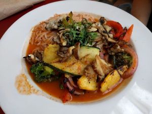 Indonesian noodles at Herbivore - Berkeley in Berkeley