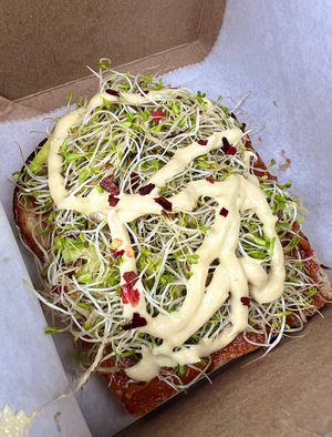 Avocado Toastie #Veganuary at ReU Juicery & Organic Kitchen in Troy