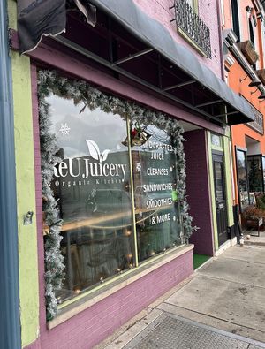 ReU Juicery in Troy - front entrancee #Veganuary at ReU Juicery & Organic Kitchen in Troy