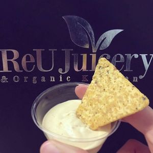 Cashew “cheese" at ReU Juicery & Organic Kitchen in Troy
