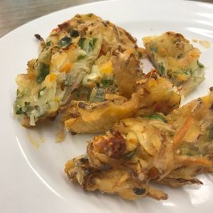 fried fritters at Tanaka Vegetarian 田中素食 - Choa Chu Kang in West Singapore