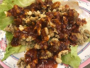 Sweet & sour mushroom  at Tanaka Vegetarian 田中素食 - Choa Chu Kang in West Singapore