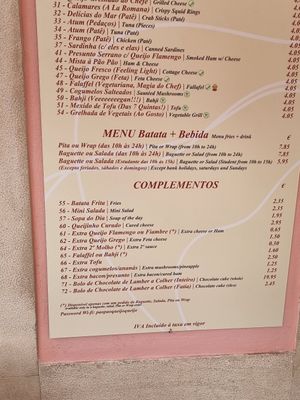 Lots of Vegan Options! Everything is labelled vegan. at Pao Pao Queijo Queijo in Lisbon