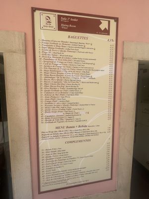 Menu   at Pao Pao Queijo Queijo in Lisbon