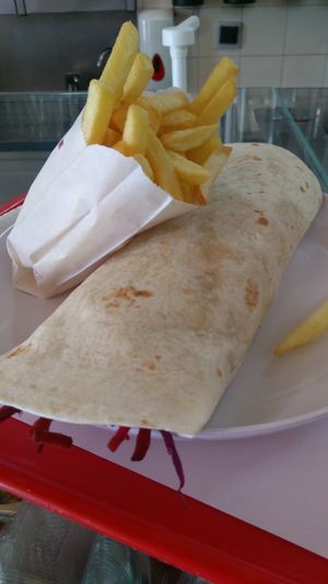 Great wrap! at Pao Pao Queijo Queijo in Lisbon