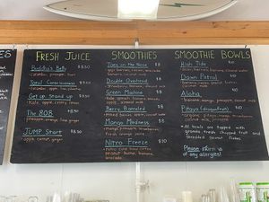 Gluten free granola available for no charge! at High Tide Juice Co. in Westerly