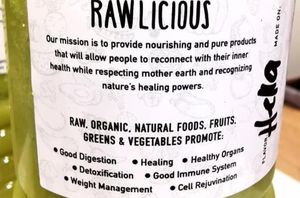 Rawlicious 
0917 830 1729 at Rawlicious in Pasig