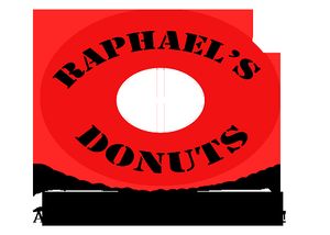 Raphael's Donuts logo at Raphael's Donuts in Pontiac