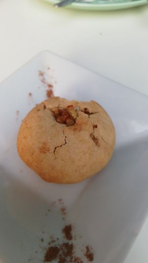 Vegan cookie at Plan Bakery Cafe in Tenerife