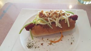hot dog at Plan Bakery Cafe in Tenerife