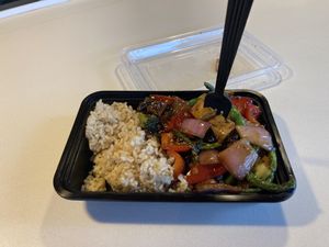 Veggie bowl  at ORD - Big Bowl - T5 in Chicago