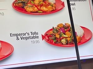 Vegan item  at ORD - Big Bowl - T5 in Chicago