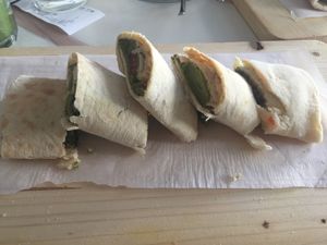 Our falafel wrap  at Soul Food by Smsom in Podgorica
