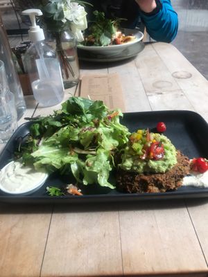 Vegan Burger  at Toad Hall in Motueka