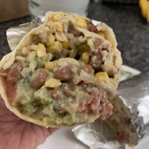 Build your own burrito! at Laughing Planet Cafe in Bloomington