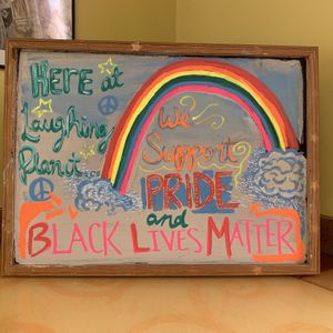 Love at Laughing Planet Cafe in Bloomington